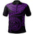 Polynesian Hawaii Polo Shirt Maui Polynesian Waves (Purple) Unisex Purple - Polynesian Pride