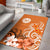 Tahiti Area Rug - Tahitians Spirit Orange - Polynesian Pride