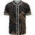 Cook Islands Polynesian Baseball Shirt - Gold Tribal Wave Unisex Gold - Polynesian Pride