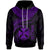 Wallis and Futuna Polynesian Hoodie Wallis and Futuna Waves (Purple) Unisex Purple - Polynesian Pride