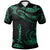 Vanuatu Polo Shirt Polynesian Tattoo Green Version Unisex Green - Polynesian Pride