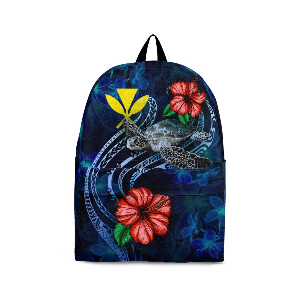 Hawaii Polynesian BackPack - Blue Turtle Hibiscus Blue - Polynesian Pride