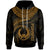 Pohnpei Polynesian Hoodie Pohnpei Waves (Golden) Unisex Golden - Polynesian Pride