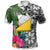 Tokelau Custom Polo Shirt White Turtle Plumeria Banana Leaf Unisex White - Polynesian Pride