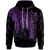 Kosrae Hoodie Polynesian Wings (Purple) Unisex Purple - Polynesian Pride