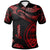 Guam Polo Shirt Polynesian Tattoo Red Version Unisex Red - Polynesian Pride