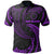 Cook Islands Polynesian Polo Shirt Purple Tribal Wave Unisex Purple - Polynesian Pride