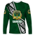 Tonga Saineha High School Tongan Patterns Long Sleeve Shirt Unisex Green - Polynesian Pride