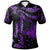 Papua New Guinea Polo Shirt Polynesian Tattoo Purple Version Unisex Purple - Polynesian Pride