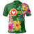 American Samoa Polo Shirt Manuatele Hibiscus Flag Unisex Green - Polynesian Pride