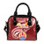 Tahiti Shoulder Handbag - Tahiti Seal Polynesian Patterns Plumeria - Polynesian Pride