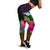 Papua New Guinea Personalised Women's Leggings - Summer Hibiscus Reggae - Polynesian Pride