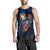 Tonga Polynesian Men Tank Top - Blue Turtle Hibiscus - Polynesian Pride