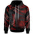 Hawaii Hoodie Polynesian Tattoo Red Version Unisex Red - Polynesian Pride