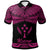 Kosrae Polo Shirt Polynesian Tattoo Pink Version Unisex Pink - Polynesian Pride