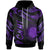 Northern Mariana Islands Hoodie Polynesian Tattoo Purple Version Unisex Purple - Polynesian Pride