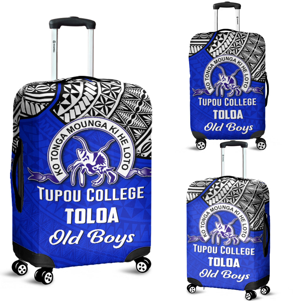 Tupou College Toloa Old Boys Luggage Covers LT4 Blue - Polynesian Pride