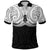 New Zealand Polo Shirt Maori Silver Fern LT20 Black - Polynesian Pride