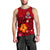 (Custom Personalised) Tahiti Maohi Men Tank Top - Hibiscus With Tribal - LT12 - Polynesian Pride