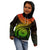 American Samoa Polynesian Hoodie American Samoan Waves (Reggae) - Polynesian Pride