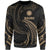 Nauru Polynesian Sweater - Gold Tribal Wave Unisex Gold - Polynesian Pride