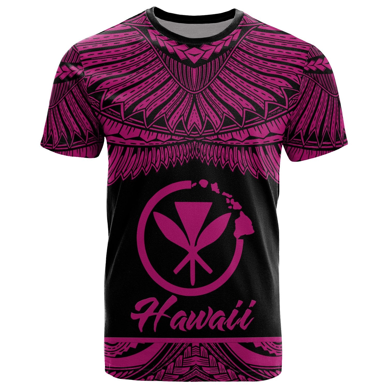 Hawaii Polynesian T Shirt Hawaii Pride Pink Version Unisex Pink - Polynesian Pride