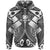 Samoa Polynesian Hoodie Samoa White Seal with Polynesian Tattoo Unisex White - Polynesian Pride