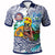 Hawaii Custom Polo Shirt Waianae High School Tribal Tiki Shark Riders Polynesian Pride Polo Shirt LT10 Blue - Polynesian Pride