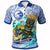 Hawaii Polynesian Custom Polo Shirt Kailua High School Tiki Tribal Surfriders Polynesian Culture LT10 Blue - Polynesian Pride