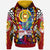 Tonga Custom Hoodie Vavau High School With Sea Turtle and Humpback Whale Polynesian Culture Pride LT10 Red - Polynesian Pride