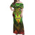 Philippines Polynesian Woman Off Shoulder Long Dress - Custom Hope Begins In Your Home Reggae Style Women Reggae - Polynesian Pride