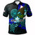 American Samoa Polo Shirt Amerika Samoa Independence Day With Bald Eagle and Polynesian Patterns LT10 Black - Polynesian Pride