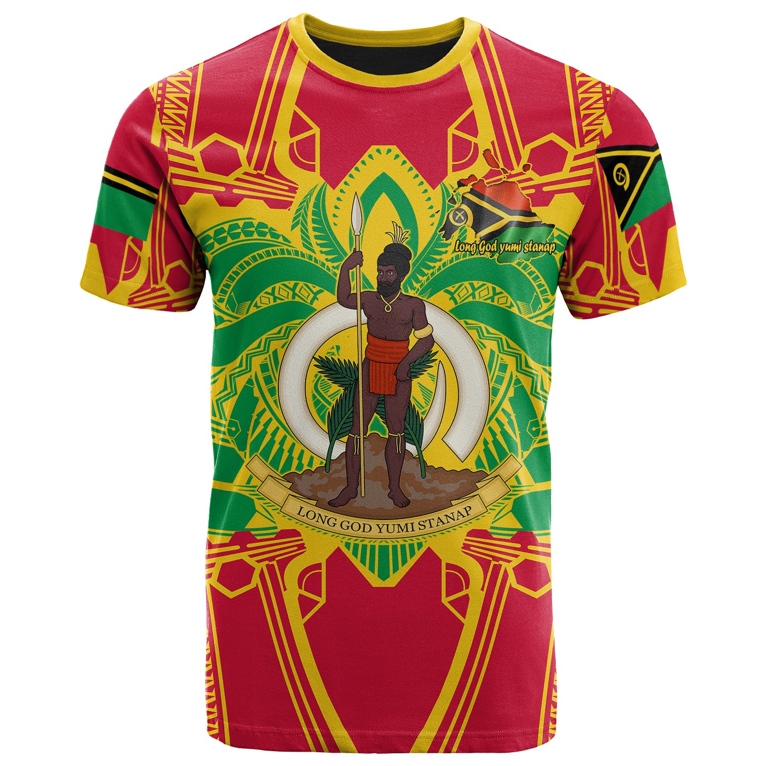 Vanuatu T Shirt Custom Vanuatu Pride With Polynesian Culture T Shirt LT10 Red - Polynesian Pride