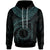 Cook Islands Polynesian Hoodie Waves (Turquoise) Unisex Turquoise - Polynesian Pride