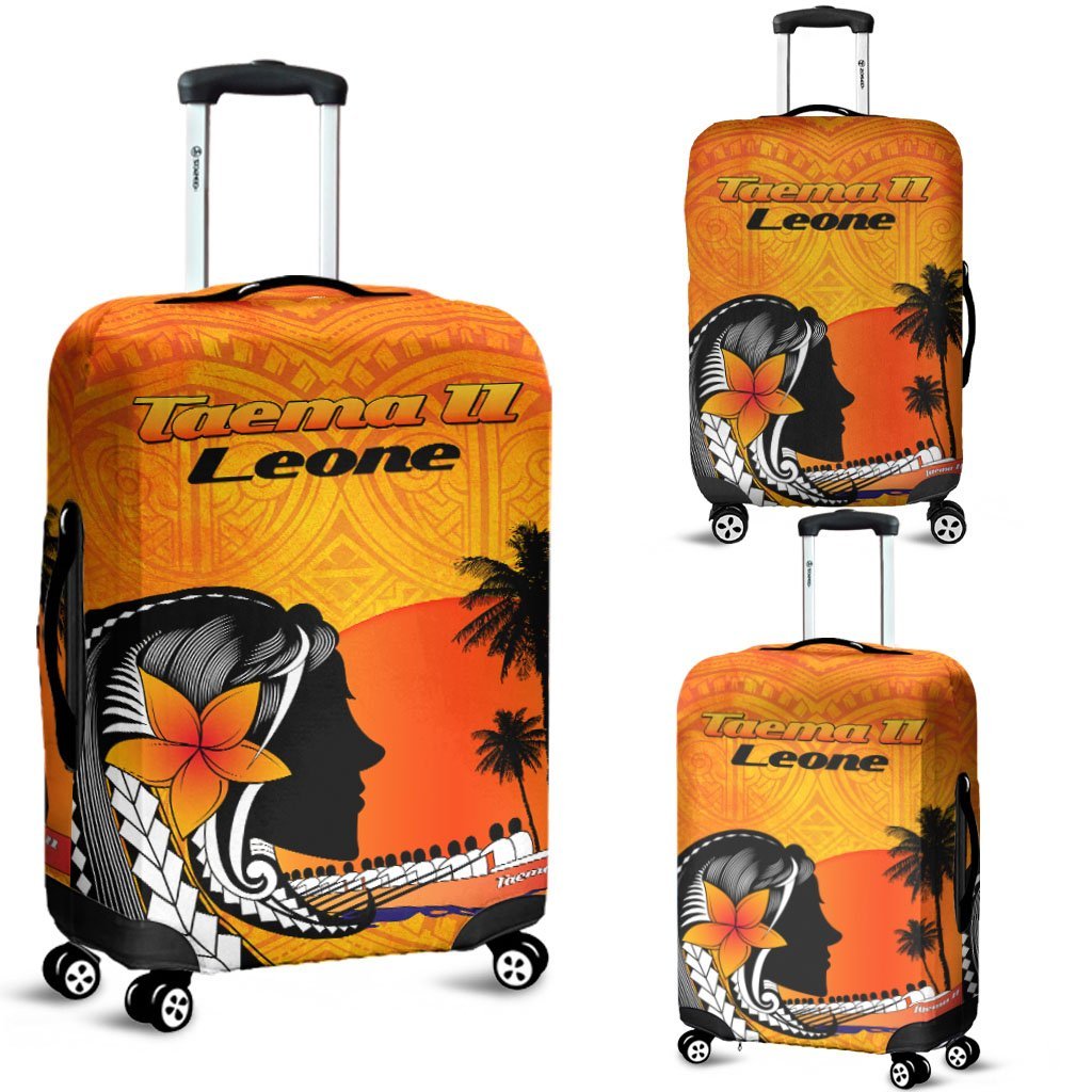 American Samoa Luggage Covers - Taema II Leone Yellow - Polynesian Pride