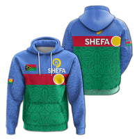 Vanuatu Shefa Province Hoodie Flag Style LT12 Green - Polynesian Pride