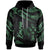 Kosrae Micronesia Hoodie Polynesian Tattoo Green Version Unisex Green - Polynesian Pride