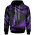 Tokelau Hoodie Polynesian Tattoo Purple Version Unisex Purple - Polynesian Pride