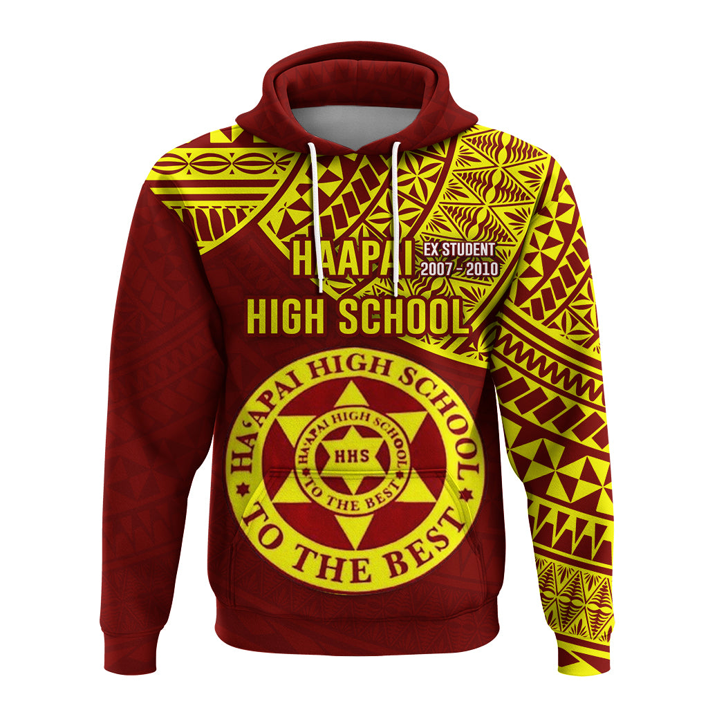 (LINA LIUAKI) Haapai High School Hoodie Ex Student LT4 Unisex Maroon - Polynesian Pride