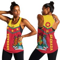 Grenada Women Tank Top - Proud Grenadian - LT12 Women Red - Polynesian Pride