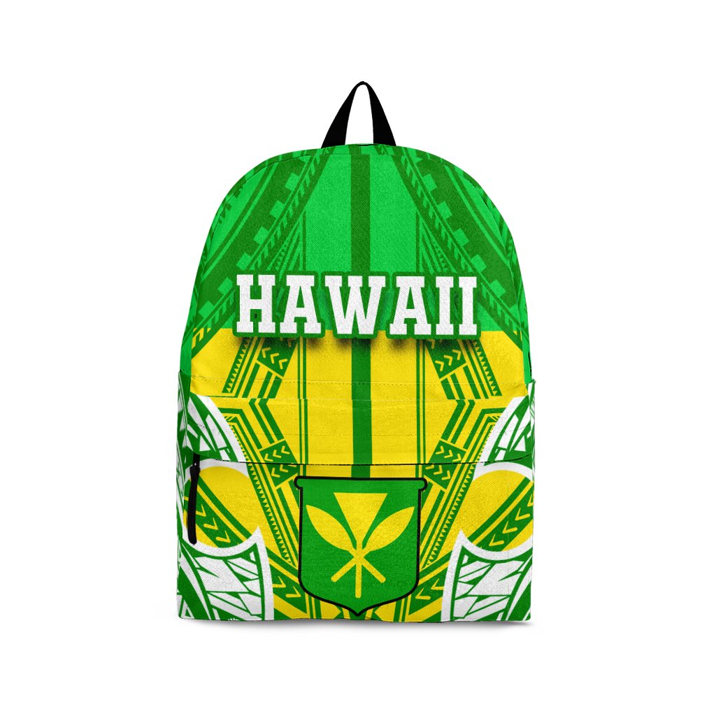 Hawaii Polynesian Backpack - Hawaiian Pattern With Seal Blue - Polynesian Pride