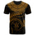 Niue Polynesian T Shirt Niue Waves (Golden) Unisex Golden - Polynesian Pride