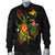 Papua New Guinea Polynesian Men's Bomber Jacket - Legend of Papua New Guinea (Reggae) Reggae - Polynesian Pride