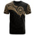 Samoa Polynesian T Shirt Gold Heart Shield GOLD - Polynesian Pride