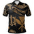 Hawaii Kanaka Maoli Polo Shirt Polynesian Tattoo Gold Version Unisex Gold - Polynesian Pride