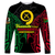 Custom Vanuatu 42nd Independence Anniversary Pride Long Sleeve Shirt - LT12 Unisex Black - Polynesian Pride