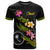 Chuuk Polynesian T Shirt Plumeria Tribal Unisex Black - Polynesian Pride