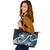 Samoa Polynesian Leather Tote Bag - Ocean Style - Polynesian Pride