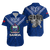 Samoa Hawaiian Shirt - Samoan Warrior Pride - LT12 Unisex Blue - Polynesian Pride