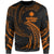 Marshall Islands Polynesian Sweater - Orange Tribal Wave Unisex Orange - Polynesian Pride